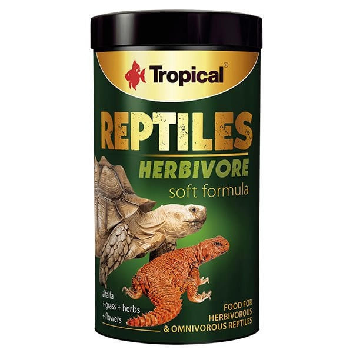 Tropical Reptiles Herbivore Soft Otobur ve Omnivor Sürüngenler için Yem 250 Ml 65 Gr Tropical Reptiles Herbivore Soft Otobur ve Omnivor Sürüngenler için Yem 250 Ml 65 Gr