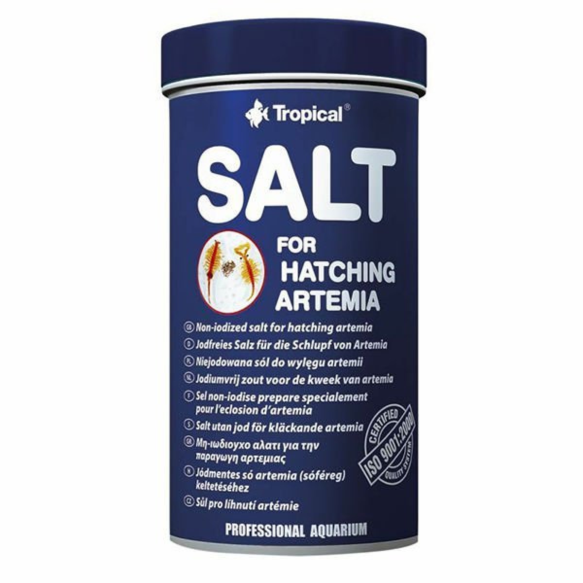 Tropical Salt For Hatchıng Artemia İyotsuz Artemia Kuluçka Tuzu 250 Ml 300 Gr