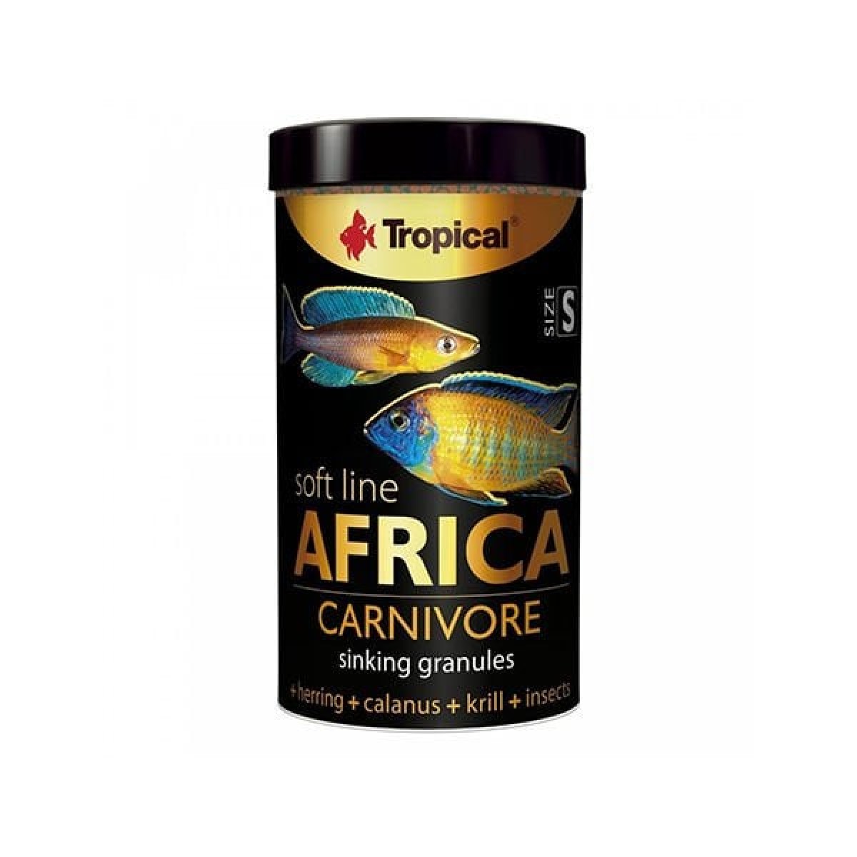 Tropical Softline Africa Africa Balıkları için Yumuşak Taneli Balık Yemi Small 250 Ml 150 Gr Tropical Softline Africa Africa Balıkları için Yumuşak Taneli Balık Yemi Small 250 Ml 150 Gr