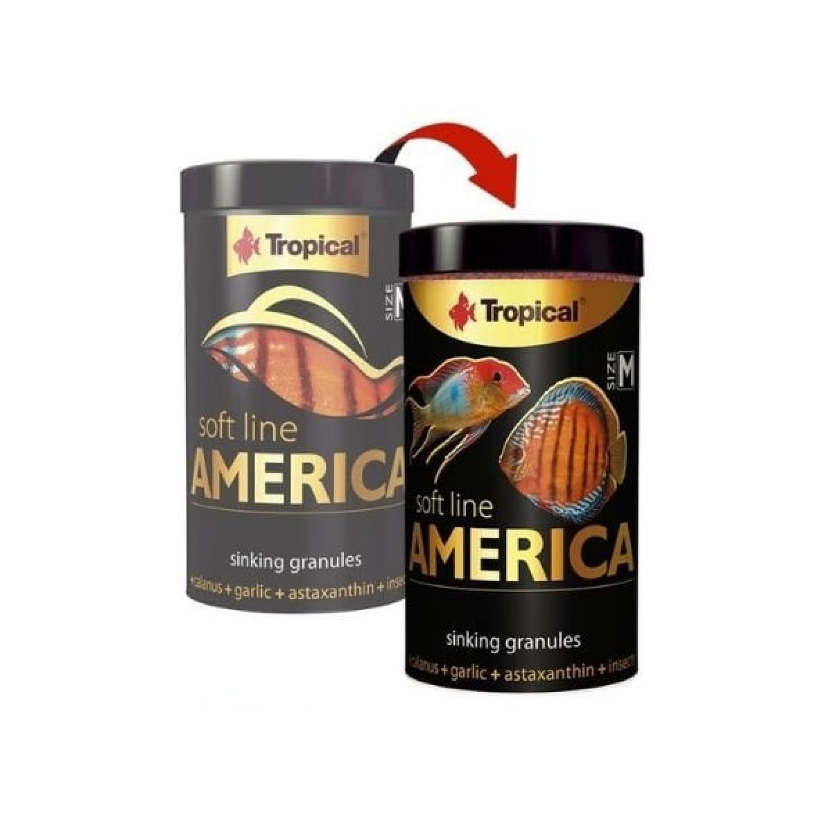Tropical Softline Amerikan Cinsi Balıklar için Yumuşak Granül Balık Yemi Medium 100 Ml 60 Gr Tropical Softline Amerikan Cinsi Balıklar için Yumuşak Granül Balık Yemi Medium 100 Ml 60 Gr