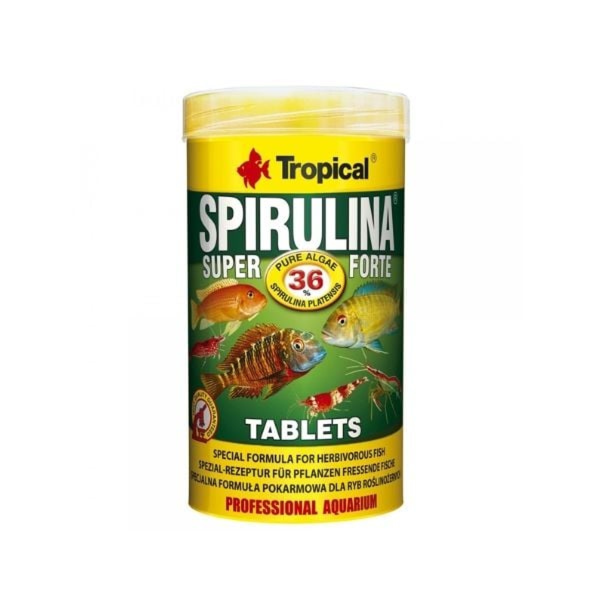 Tropical Spirulina Süper Forte Tablet Yoğun Spirulina İçerikli Tablet Balık Yemi 50 Ml 36 Gr Tropical Spirulina Süper Forte Tablet Yoğun Spirulina İçerikli Tablet Balık Yemi 50 Ml 36 Gr
