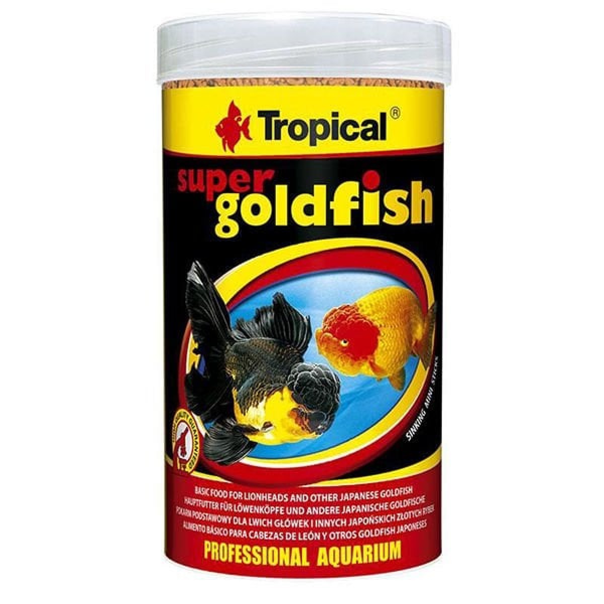 Tropical Süper Goldfish Mini Sticks Japon Balıkları için Çubuk Balık Yemi 250 Ml 150 Gr