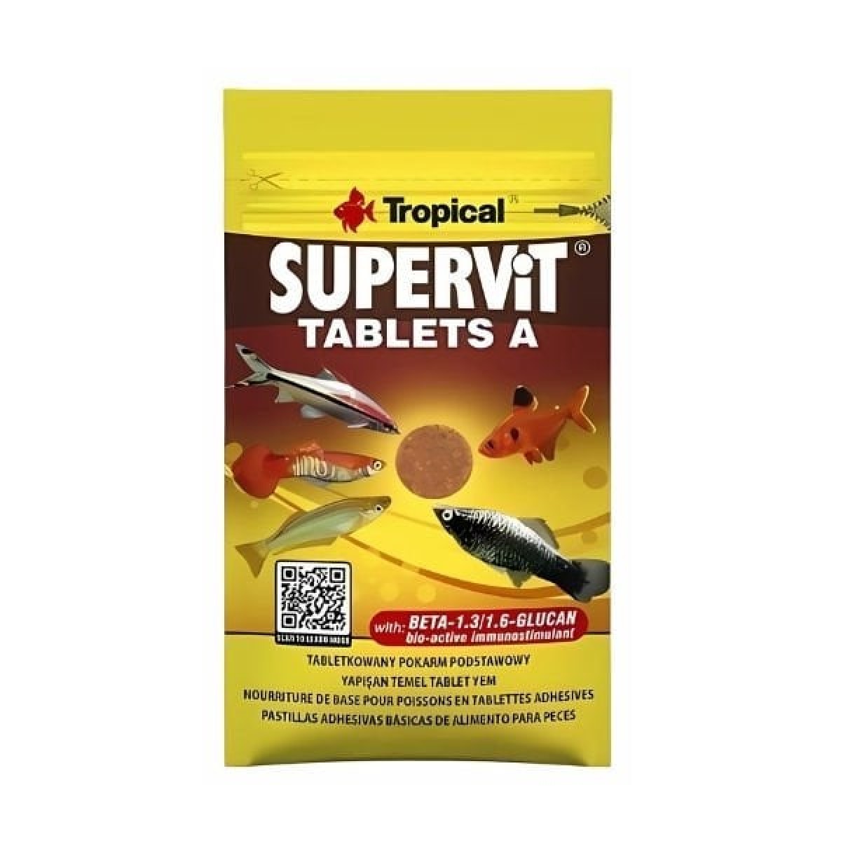Tropical Süpervit Tablets A Cama Yapışan Tablet Balık Yemi 15 Ml 10 Gr Tropical Süpervit Tablets A Cama Yapışan Tablet Balık Yemi 15 Ml 10 Gr
