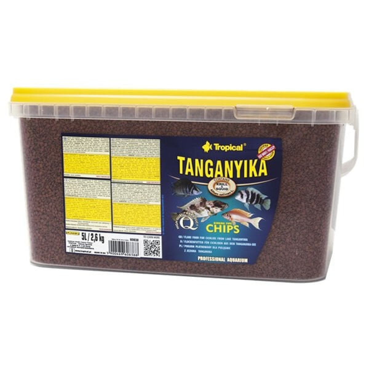 Tropical Tanganyika Chips Ciklet Balıkları için Cips Yem 5000 Ml Tropical Tanganyika Chips Ciklet Balıkları için Cips Yem 5000 Ml