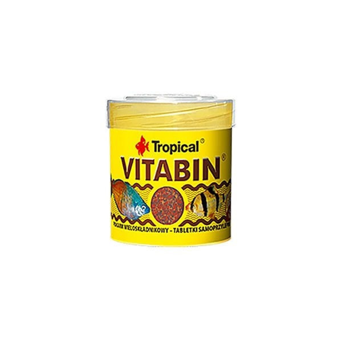 Tropical Vitabin Yapışakanlı Karışık Tablet Balık Yemi 50 Ml 36 Gr Tropical Vitabin Yapışakanlı Karışık Tablet Balık Yemi 50 Ml 36 Gr