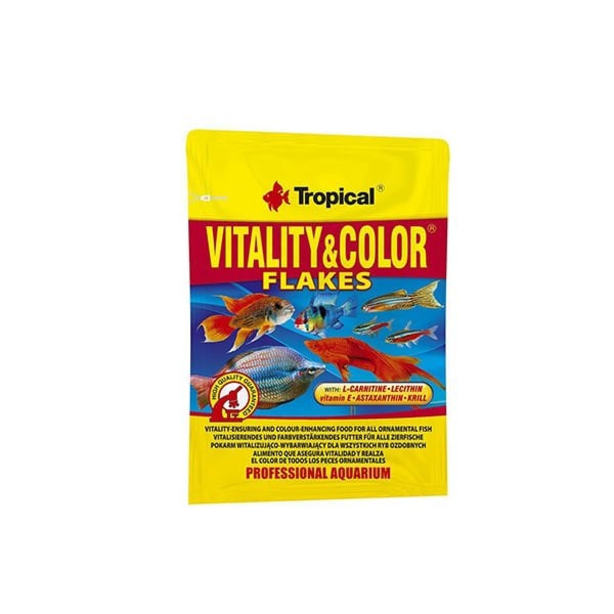 Tropical Vitality Color Flakes Tropikal Balıklar için Renklendirici Pul Yem 12 Gr Tropical Vitality Color Flakes Tropikal Balıklar için Renklendirici Pul Yem 12 Gr