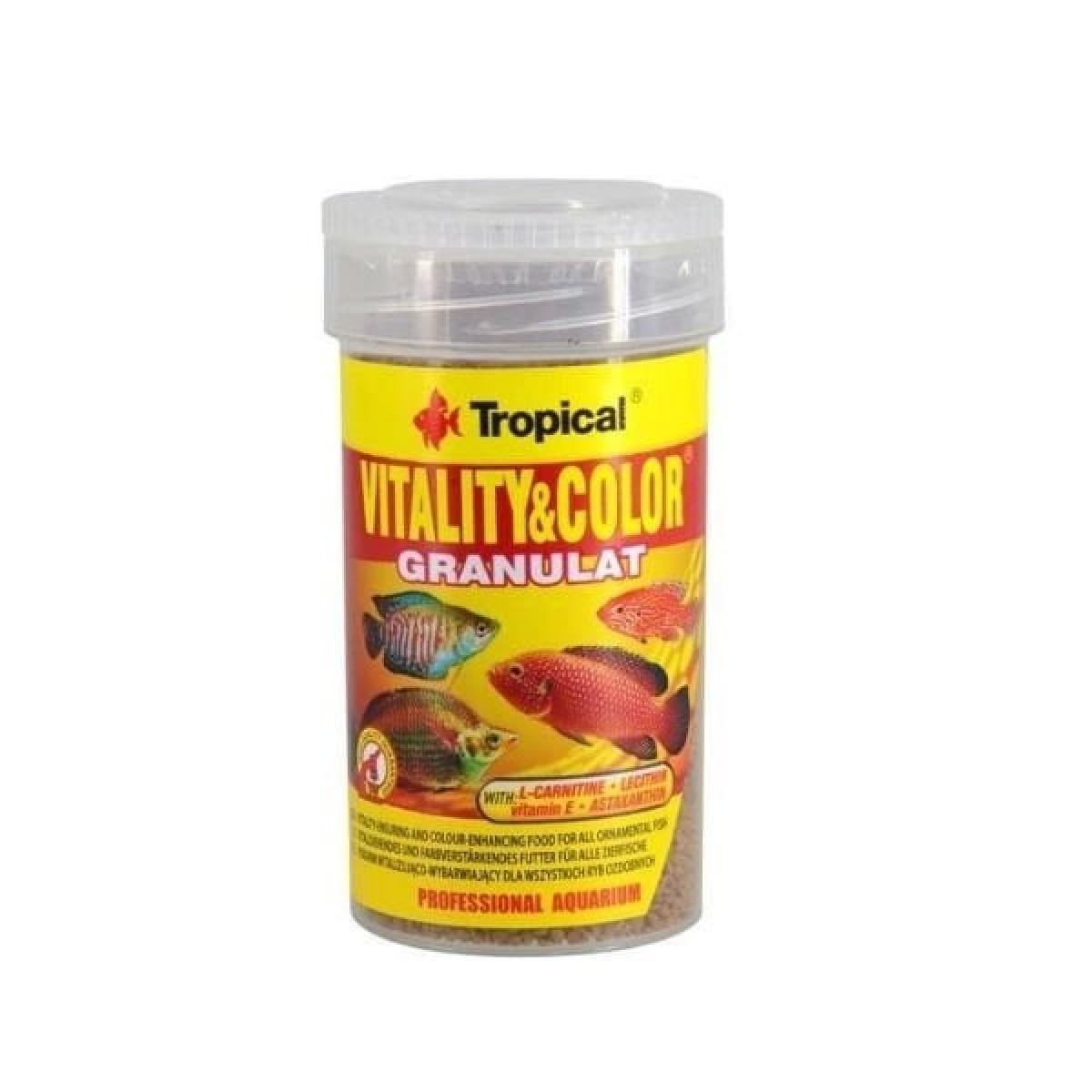 Tropical Vitality Color Granulat Tropikal Balıklar için Renklendirici Granül Balık Yemi 100 Ml