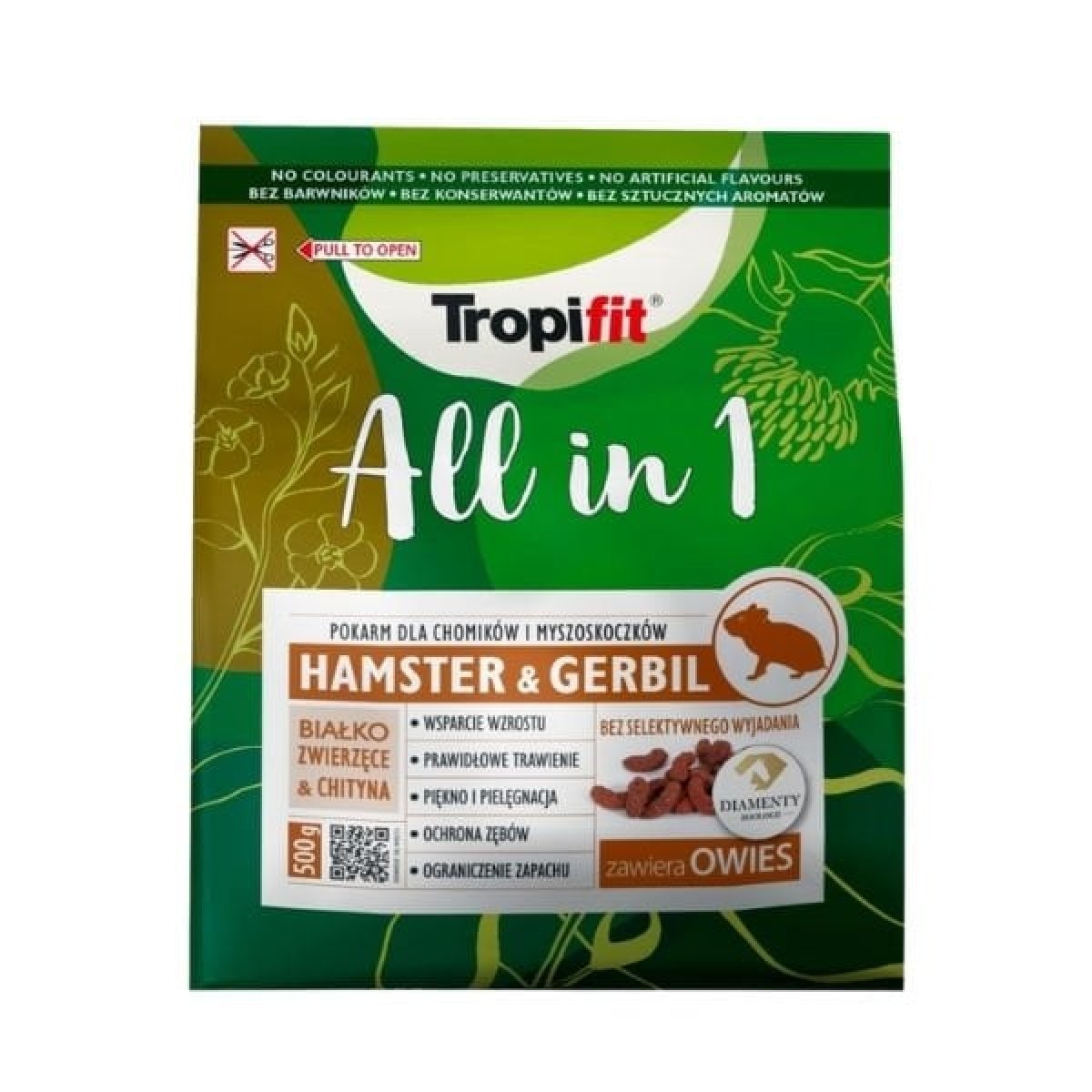 Tropifit All In 1 Hamster ve Gerbil Yemi 500 Gr Tropifit All In 1 Hamster ve Gerbil Yemi 500 Gr