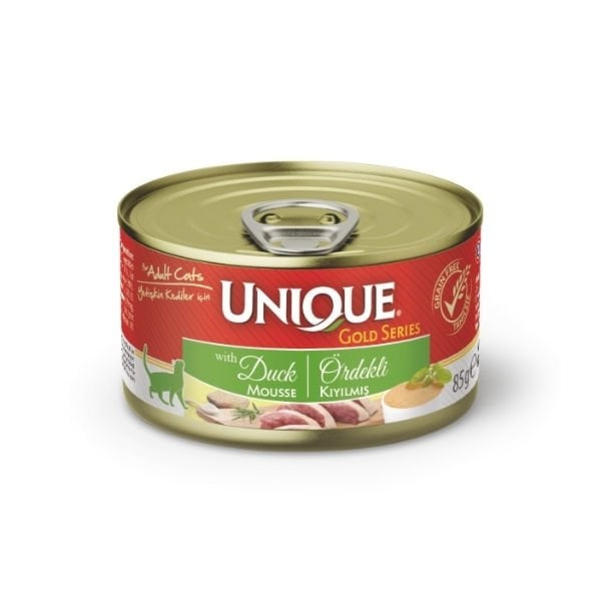 Unique Gold Series Ördek Etli Yetişkin Konserve Kedi Maması 85 Gr Unique Gold Series Ördek Etli Yetişkin Konserve Kedi Maması 85 Gr