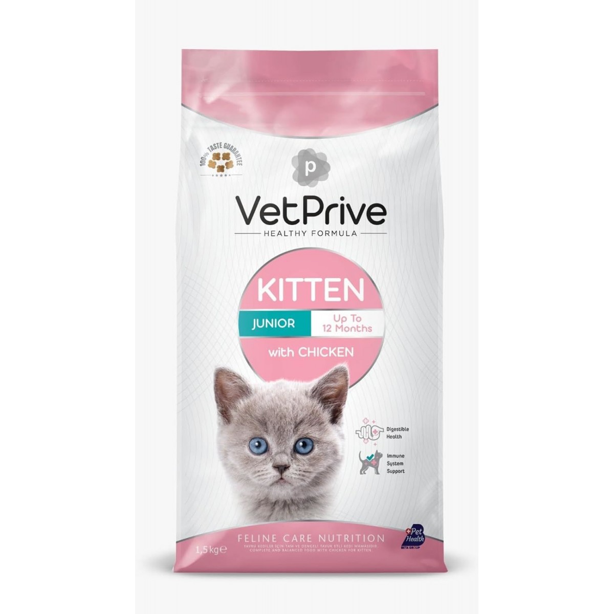 Vet Prive Kitten Tavuklu Yavru Kedi Maması 1.5 Kg