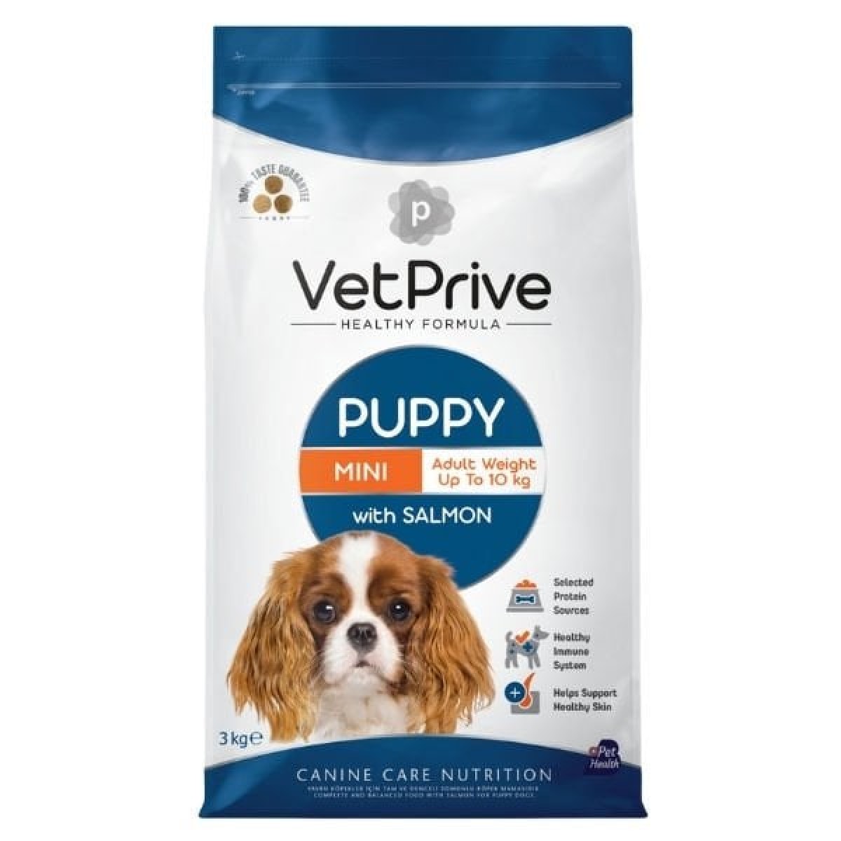 Vet Prive Somonlu Küçük Irk Yavru Köpek Maması 3 Kg Vet Prive Somonlu Küçük Irk Yavru Köpek Maması 3 Kg