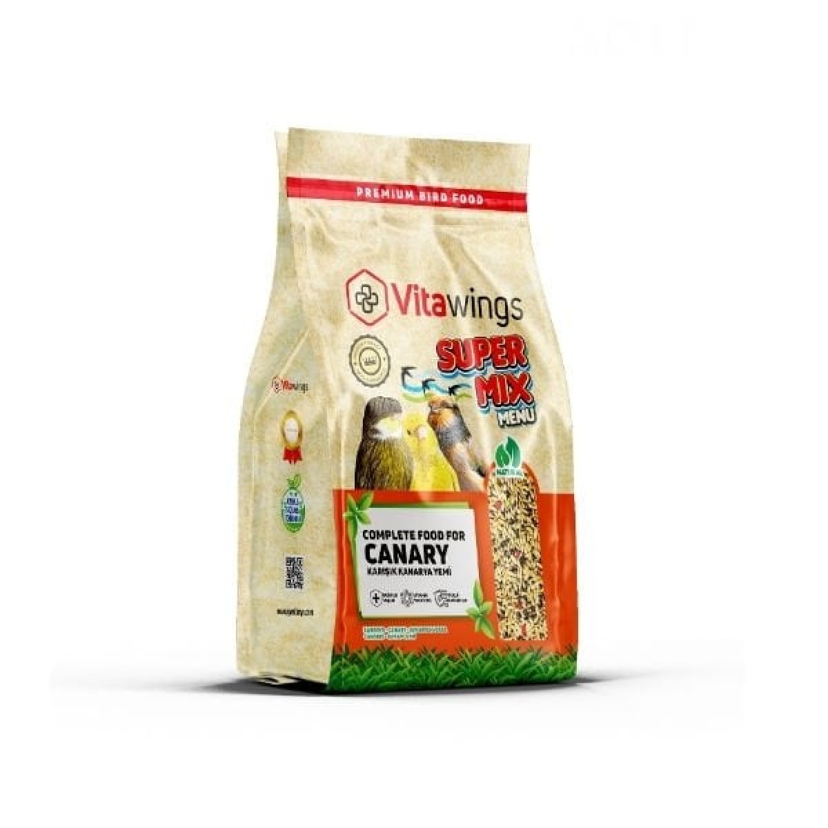Vitawings Süper Mix Kanarya Kuş Yemi 400 Gr Vitawings Süper Mix Kanarya Kuş Yemi 400 Gr