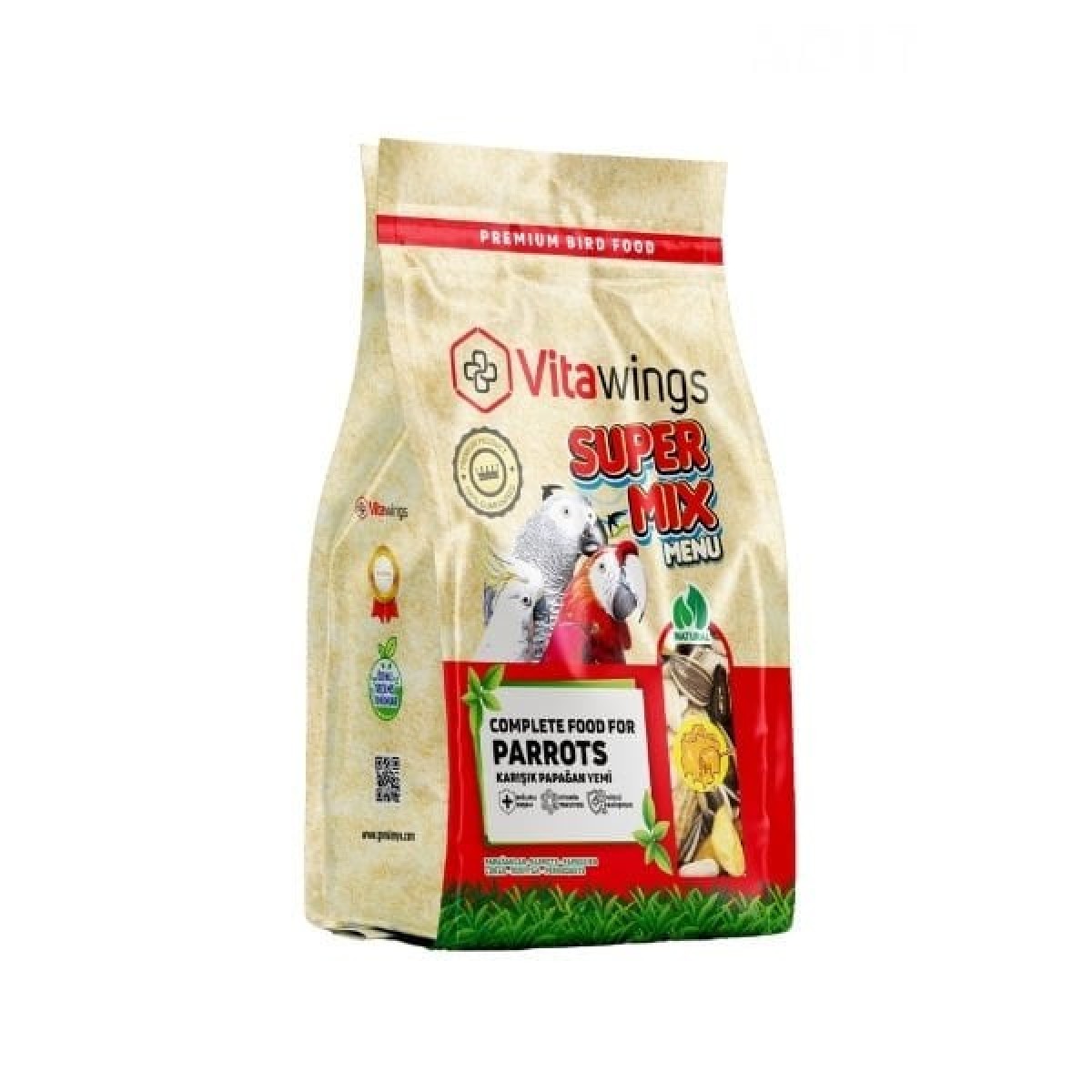 Vitawings Süper Mix Papağan Kuş Yemi 800 Gr Vitawings Süper Mix Papağan Kuş Yemi 800 Gr