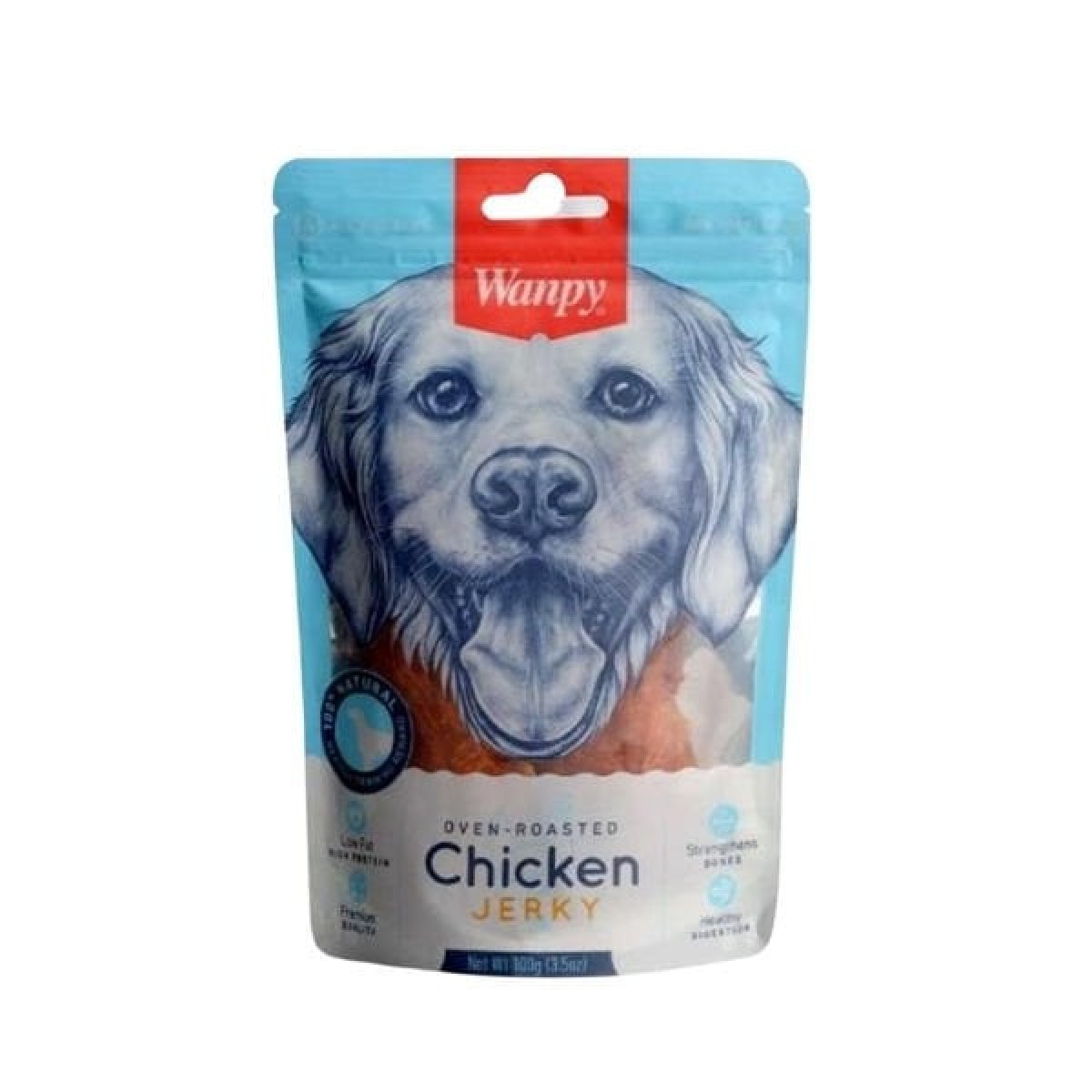 Wanpy Kavrulmuş Tavuk Parçalı Köpek Ödülü 100 Gr Wanpy Kavrulmuş Tavuk Parçalı Köpek Ödülü 100 Gr