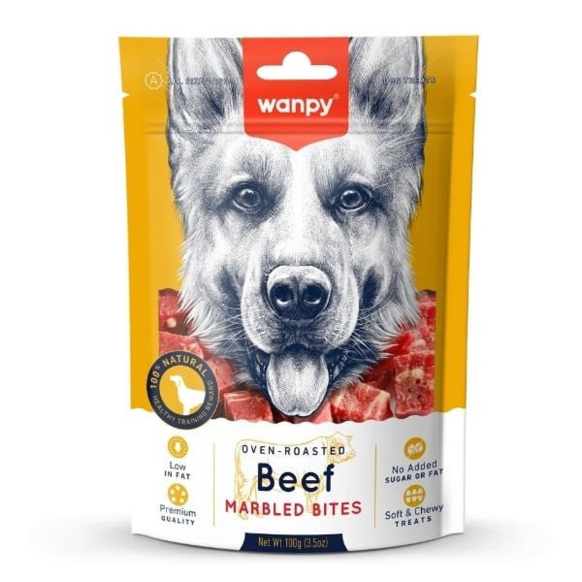 Wanpy Marbled Biftekli Küp Et Parçaları Köpek Ödülü 100 Gr Wanpy Marbled Biftekli Küp Et Parçaları Köpek Ödülü 100 Gr