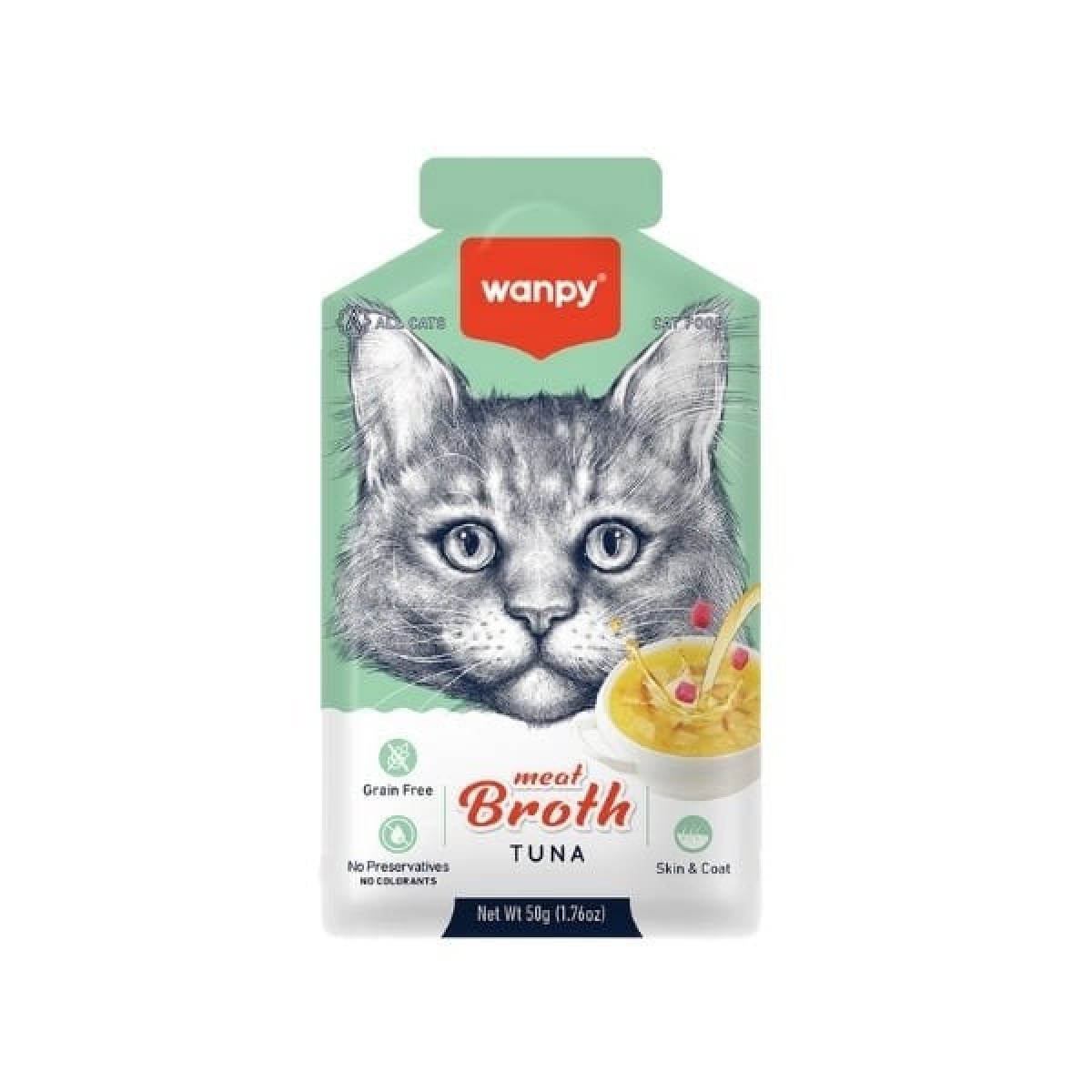Wanpy Ton Balıklı Tahılsız Kedi Çorbası 50 Gr Wanpy Ton Balıklı Tahılsız Kedi Çorbası 50 Gr