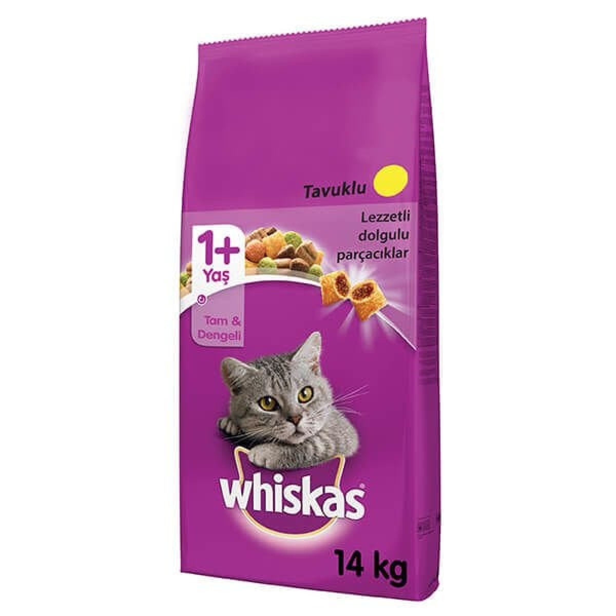 Whiskas Tavuklu Sebzeli Yetişkin Kedi Maması 14 Kg Whiskas Tavuklu Sebzeli Yetişkin Kedi Maması 14 Kg