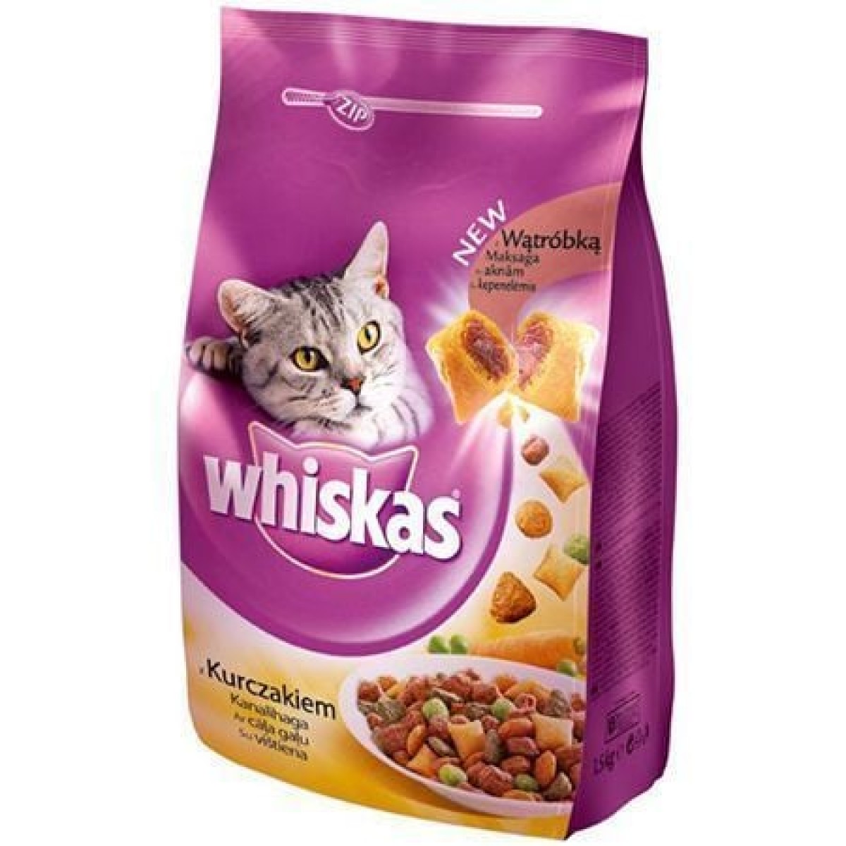 Whiskas Tavuklu ve Sebzeli Yetişkin Kedi Maması 1.4 Kg Whiskas Tavuklu ve Sebzeli Yetişkin Kedi Maması 1.4 Kg
