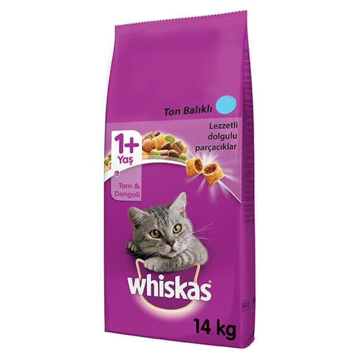 Whiskas Ton Balık ve Sebzeli Yetişkin Kedi Maması 14 Kg Whiskas Ton Balık ve Sebzeli Yetişkin Kedi Maması 14 Kg