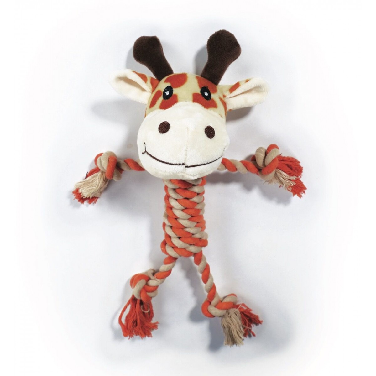 M-Pets Zia İnek Şeklinde Peluş Köpek Oyuncağı 33x26x10 Cm Renkli