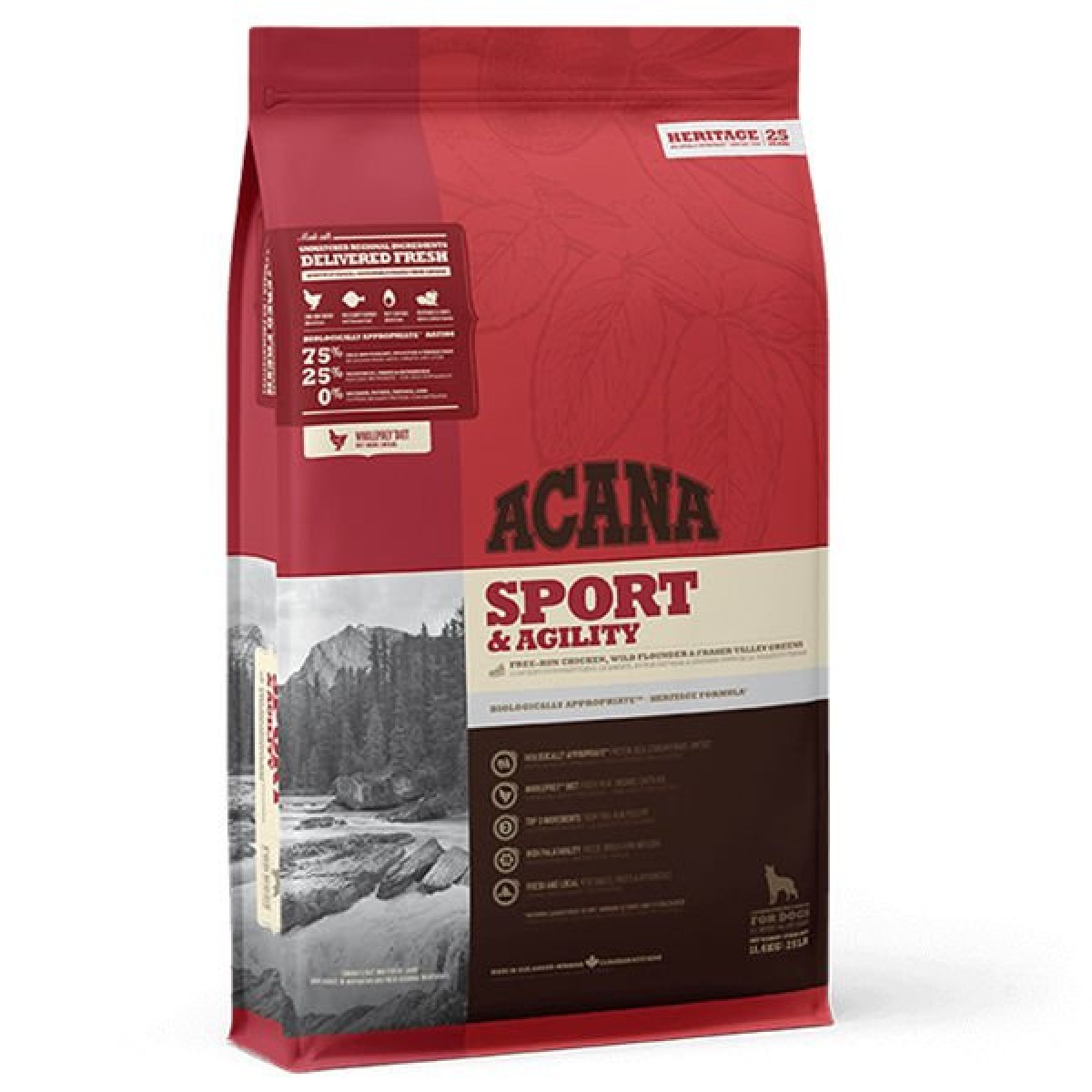 Acana Sport Agility Tavuk ve Balıklı Tahılsız Yetişkin Köpek Maması 17 Kg