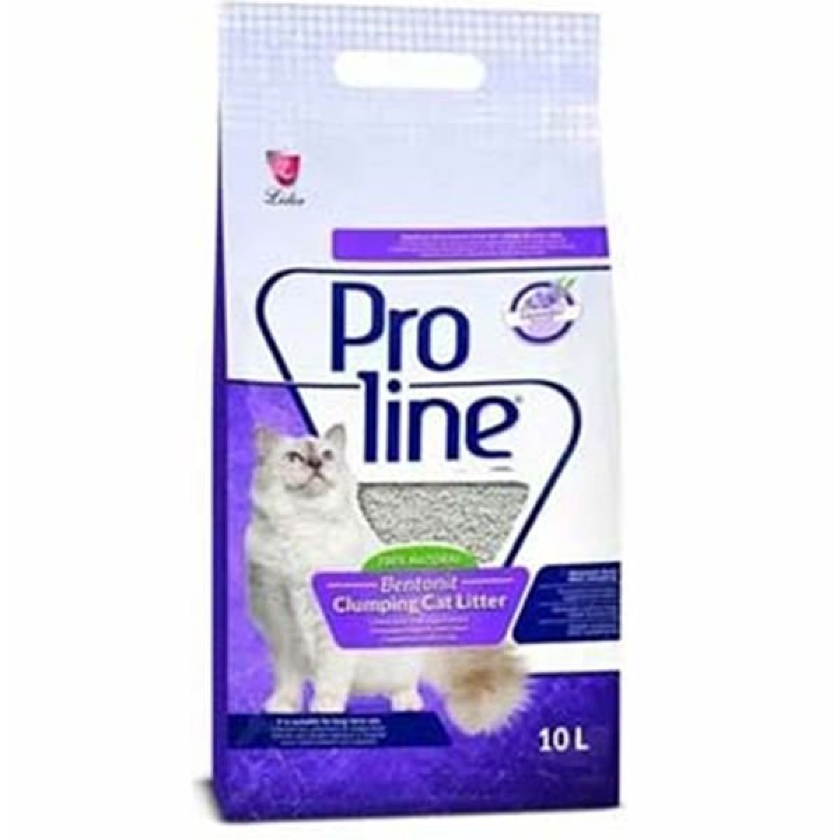 Proline Lavanta Kokulu Topaklanan Bentonit Kedi Kumu 1 Adet 10 Lt