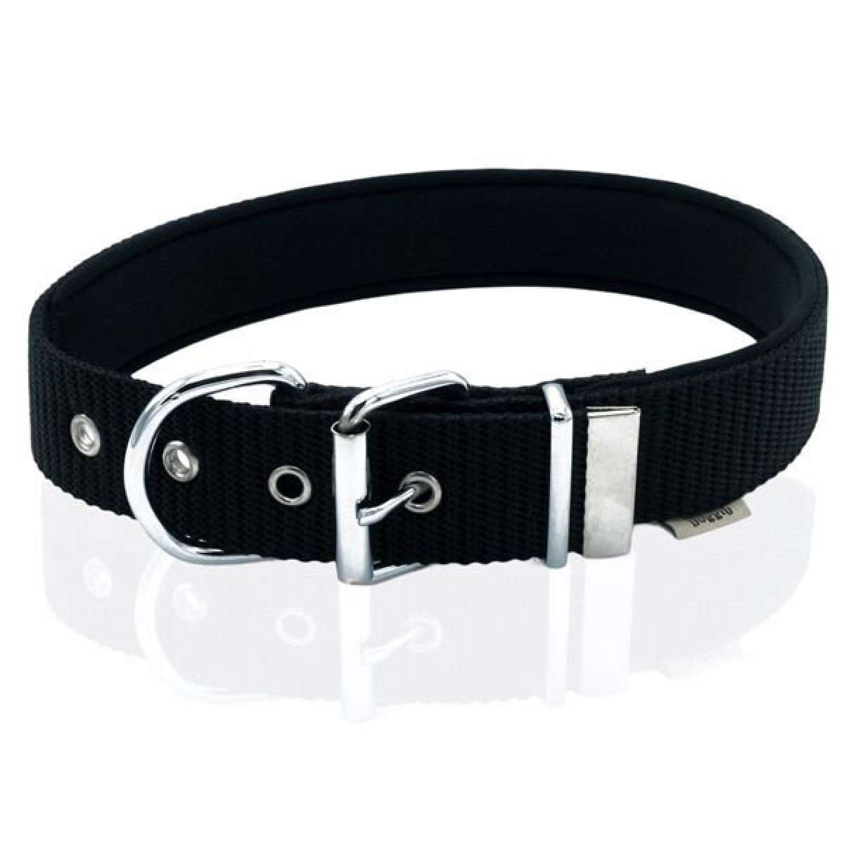 Doggie Comfort Dokuma Çivili Köpek Boyun Tasması Small Siyah 4x47-55 Cm