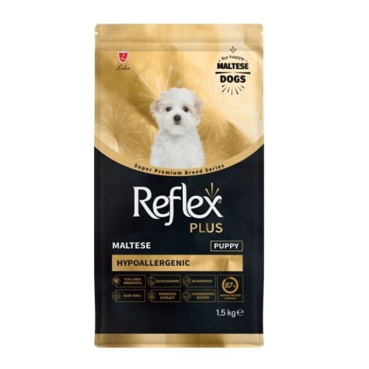 Reflex Plus Hypoallergenic Maltese Tavuklu Yavru Köpek Maması 1.5 Kg