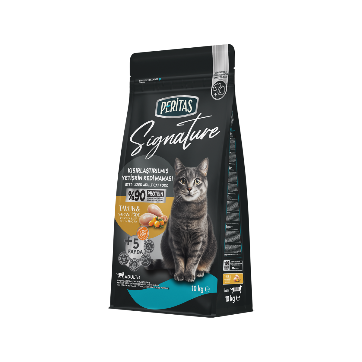 Signature Tavuklu Kısırlaştırılmış Yetişkin Kedi Maması 10 Kg