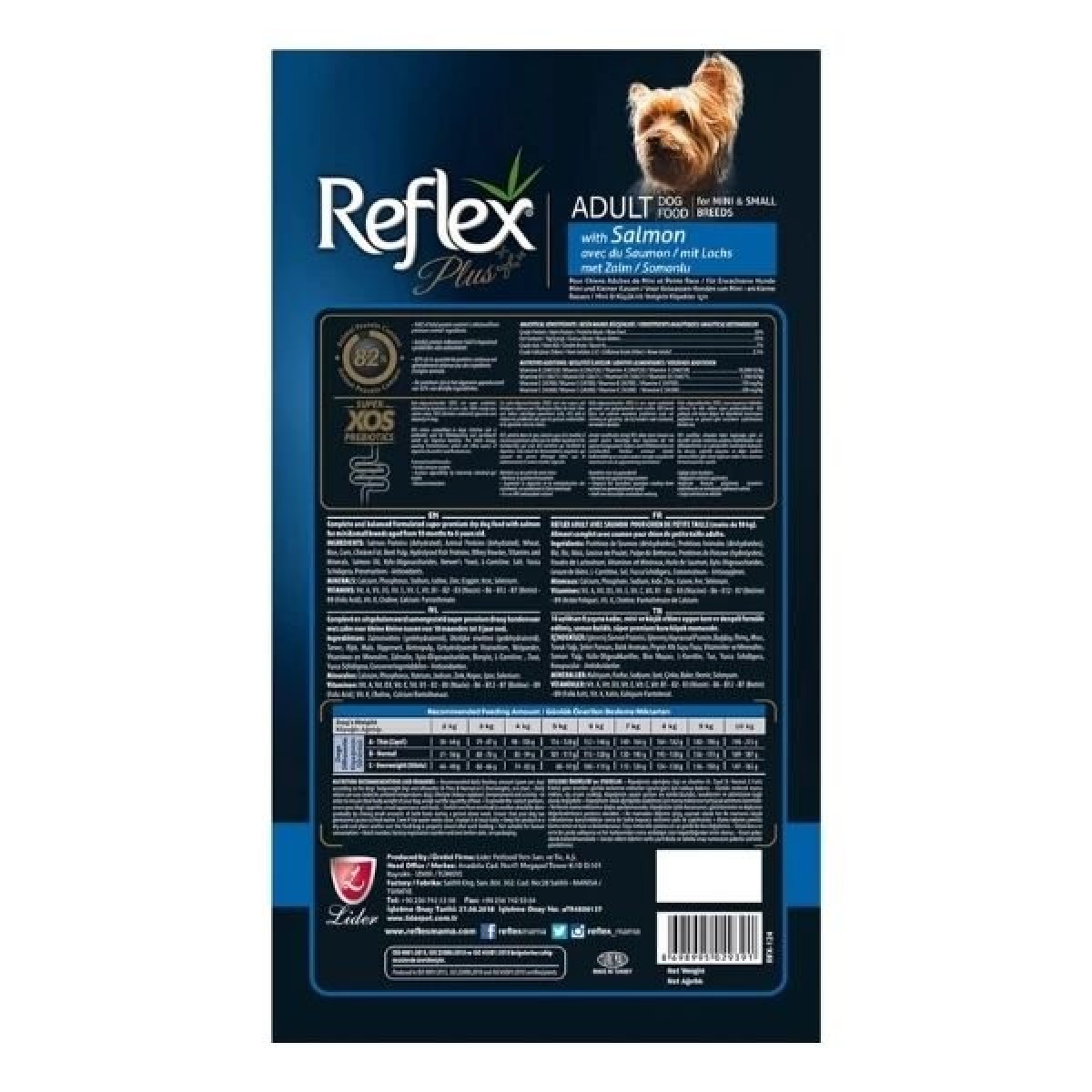 Reflex Plus Adult Somonlu Küçük Irk Yetişkin Köpek Maması 3 Kg