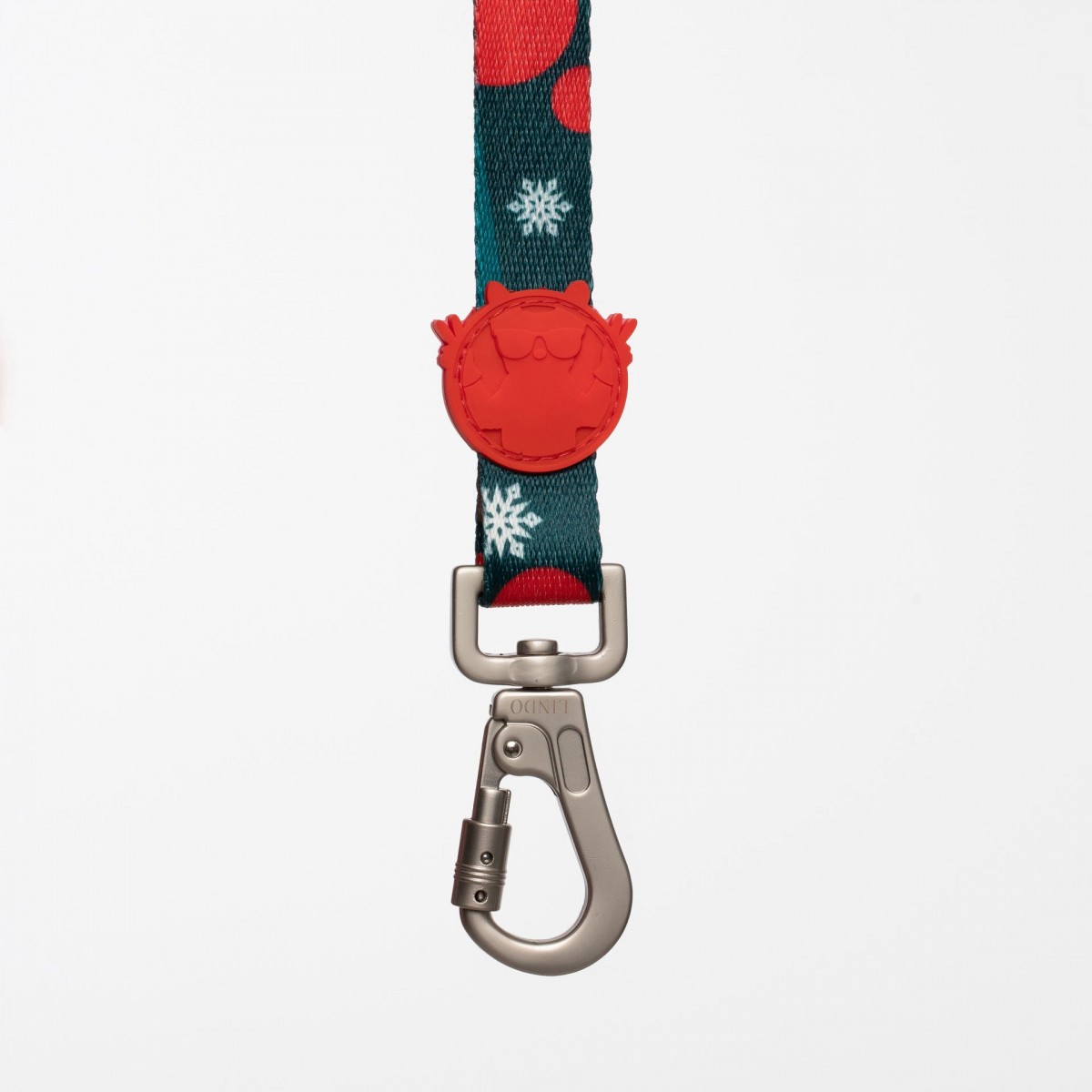 Lindo Dogs Reindeer Köpek Gezdirme Kayışı Kırmızı/Yeşil Tasması Medium