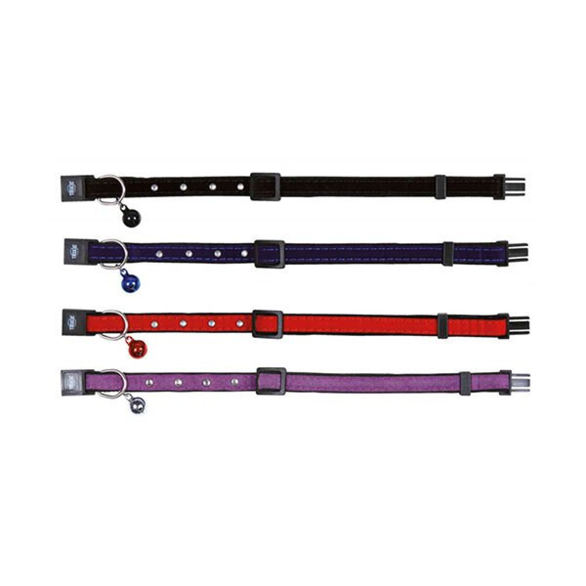 Trixie Kadife Kedi Boyun Tasması Karışık Renkli 24 Cm