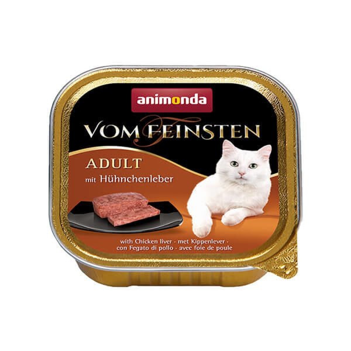 Animonda Tavuk ve Ciğerli Yetişkin Konserve Kedi Maması 1 Adet 100 Gr