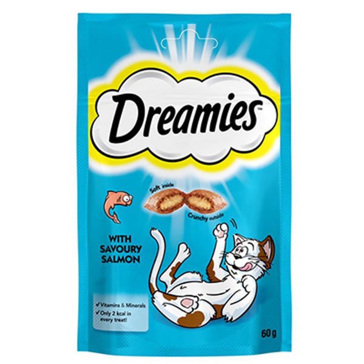 Dreamies İçi Dolgulu Somonlu Kıtır Kedi Ödül Maması 1 Adet 60 Gr
