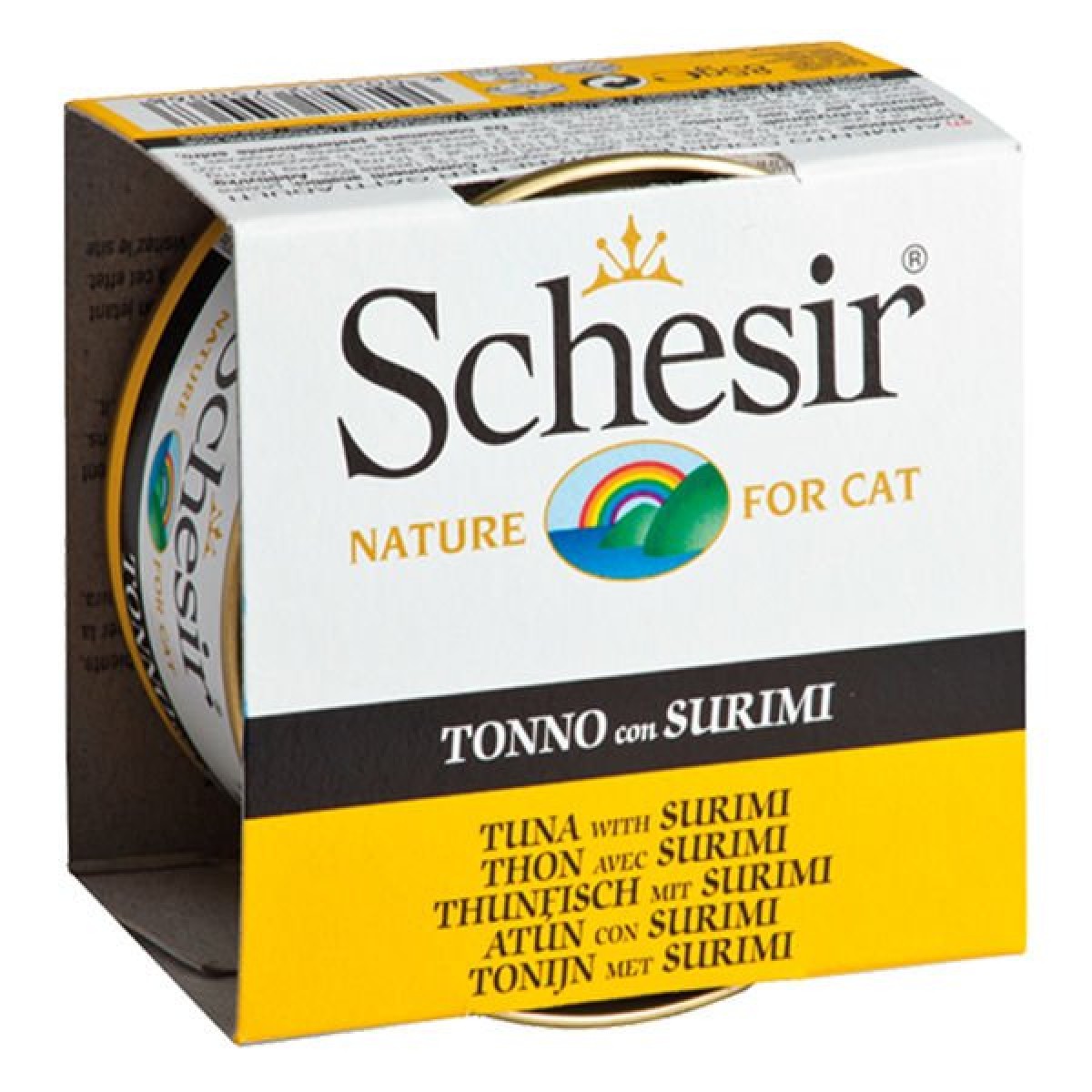 Schesir Ton Balık ve Surimi Jöleli Konserve Kedi Maması 1 Adet 85 Gr