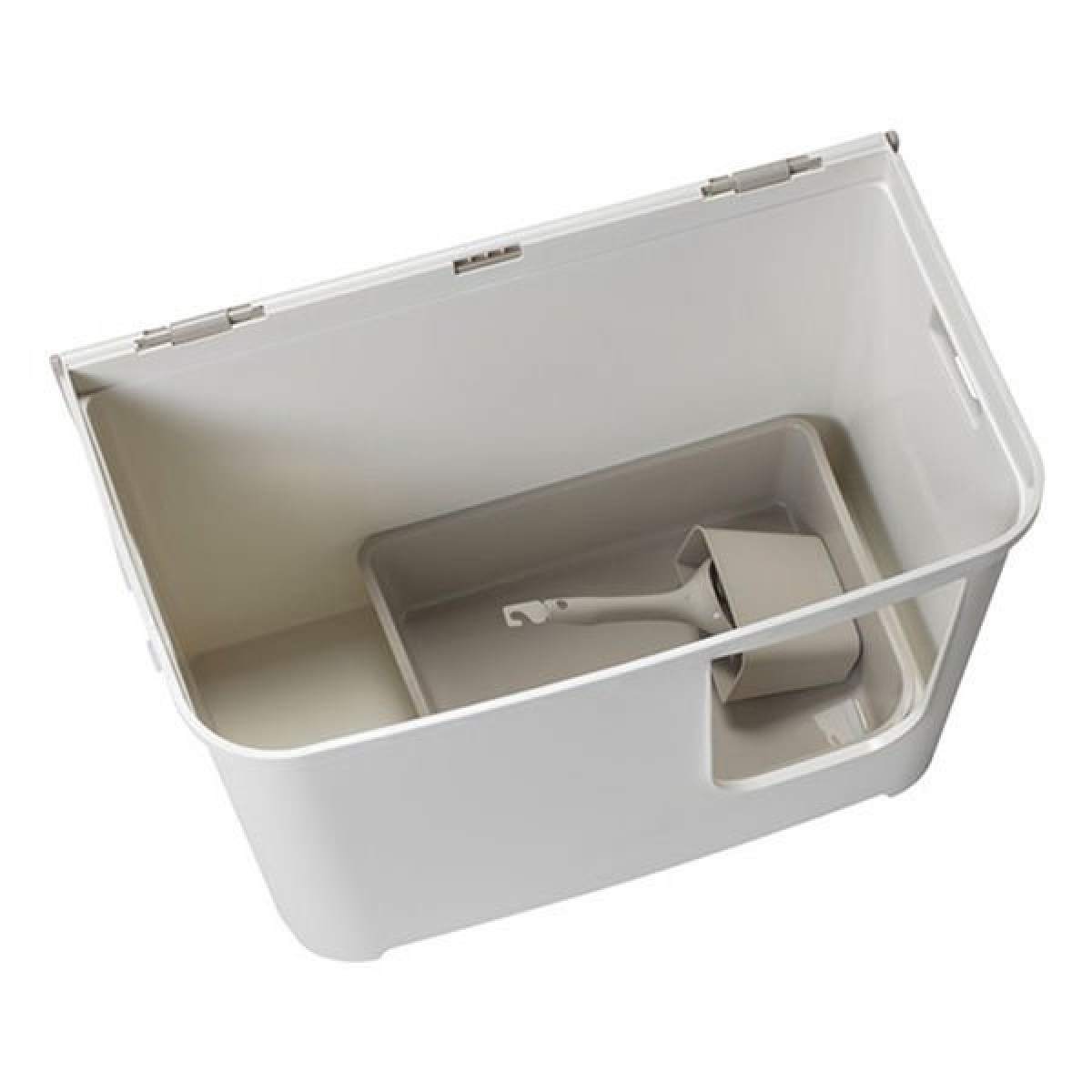 Moderna Casetta Camelia Kapalı Kedi Tuvaleti Beyaz 75.7x45x45 Cm