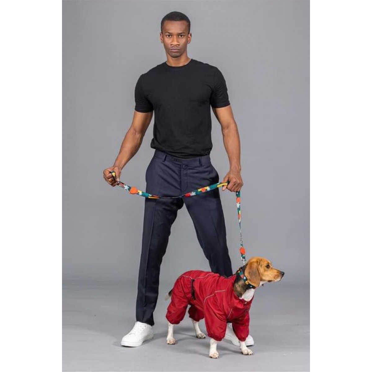 Lindo Dogs Quattro Nova Köpek Yağmurluğu Kırmızı Beden 6