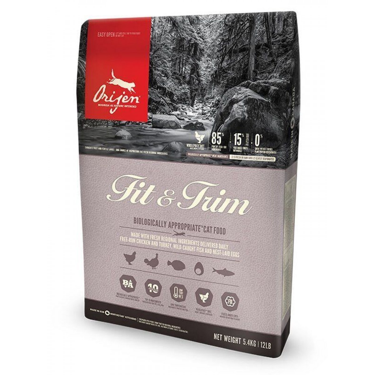 Orijen Fit-Trim Tahılsız Kilo Kontrolü için Diyet Kedi Maması 1.8 Kg