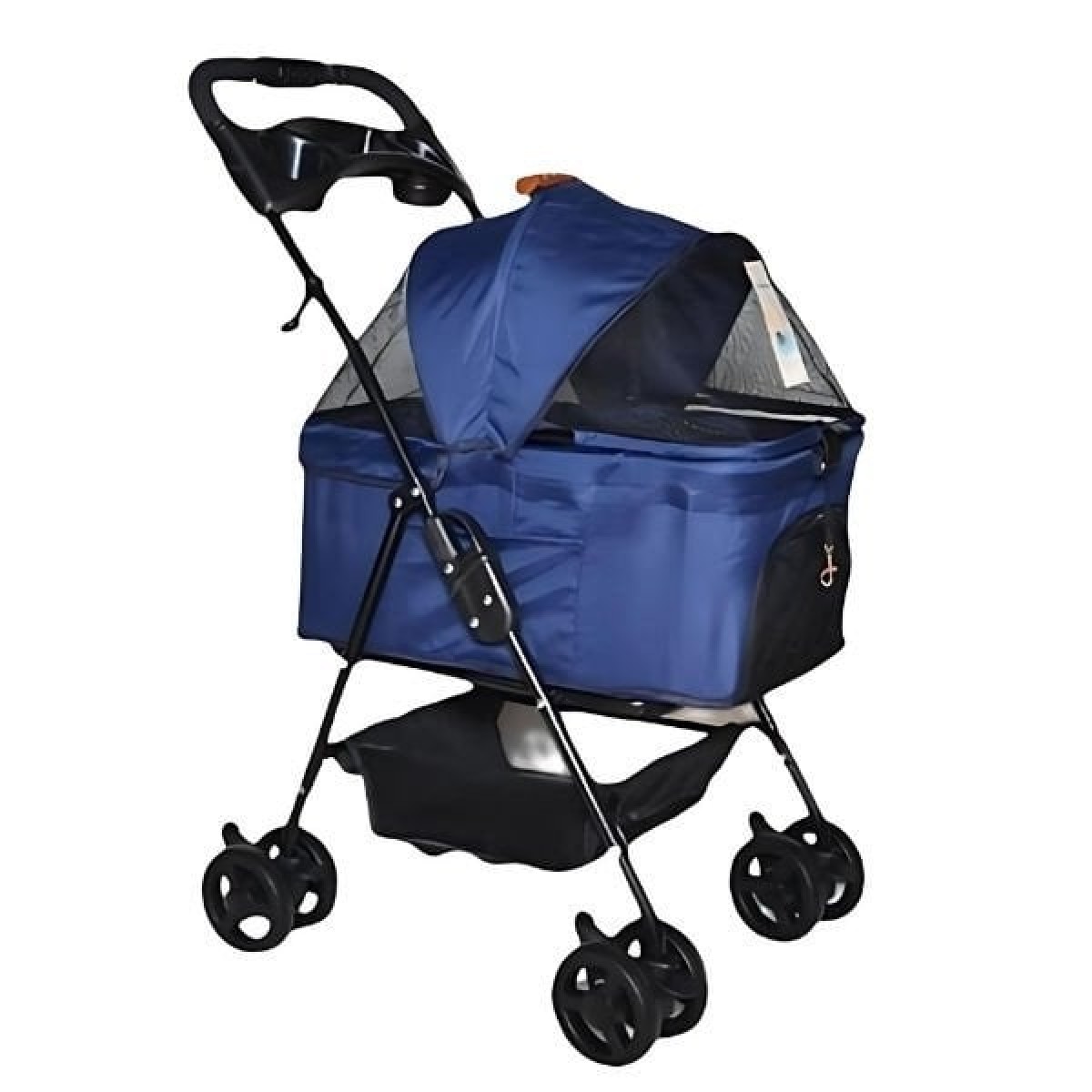 Zampa Verstappen Kedi ve Köpek Arabası Lacivert 45x64x96 Cm