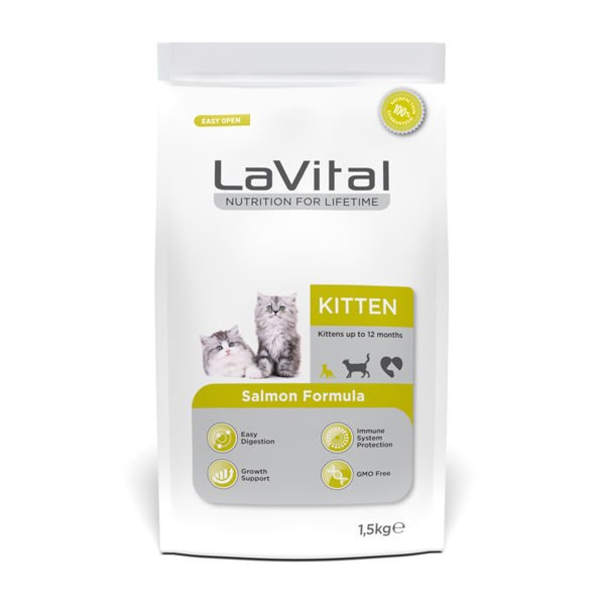 Lavital Kitten Somonlu Yavru Kedi Maması 1.5 Kg