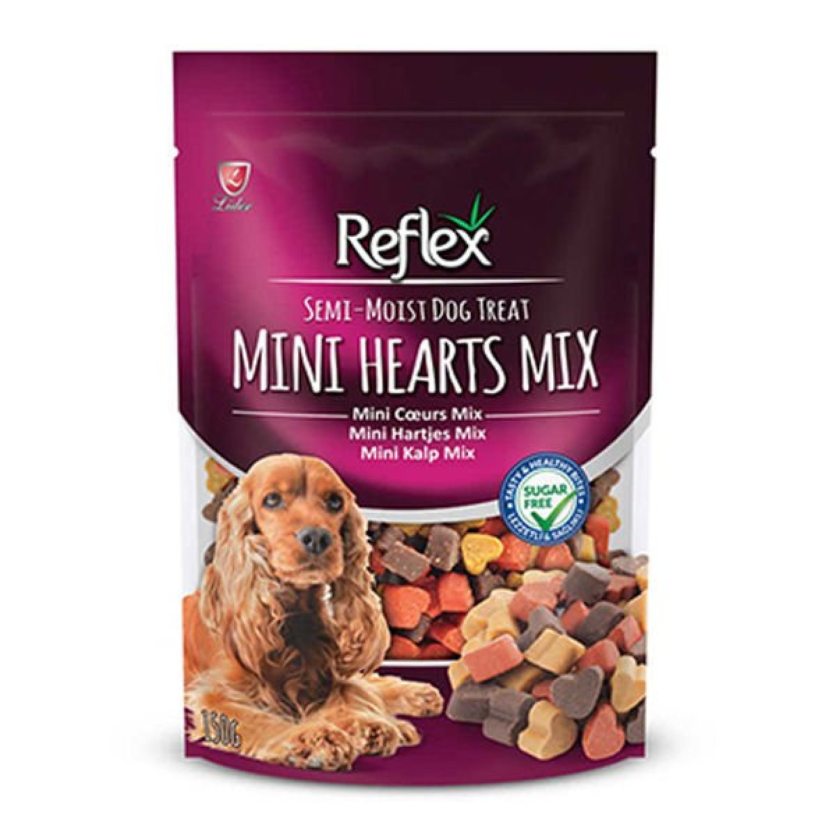 Reflex Semi Moist Mini Kalp Mix Köpek Ödül Maması 1 Adet 150 Gr