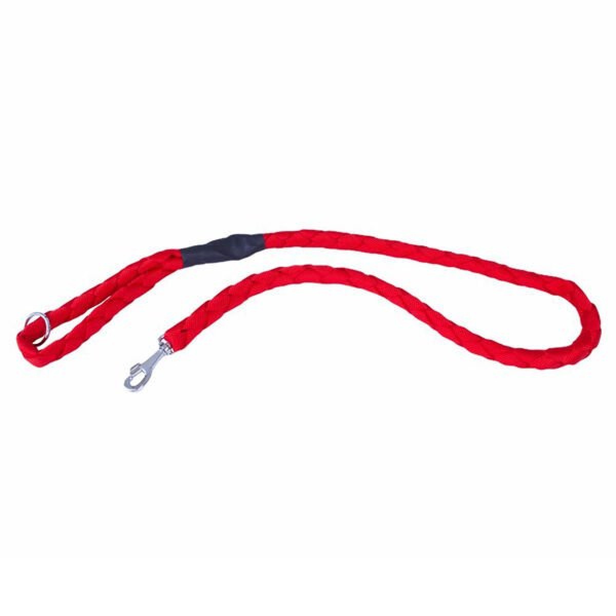 Doggie Örgülü Dokuma Köpek Gezdirme Tasması Medium Kırmızı 2.5x100 Cm