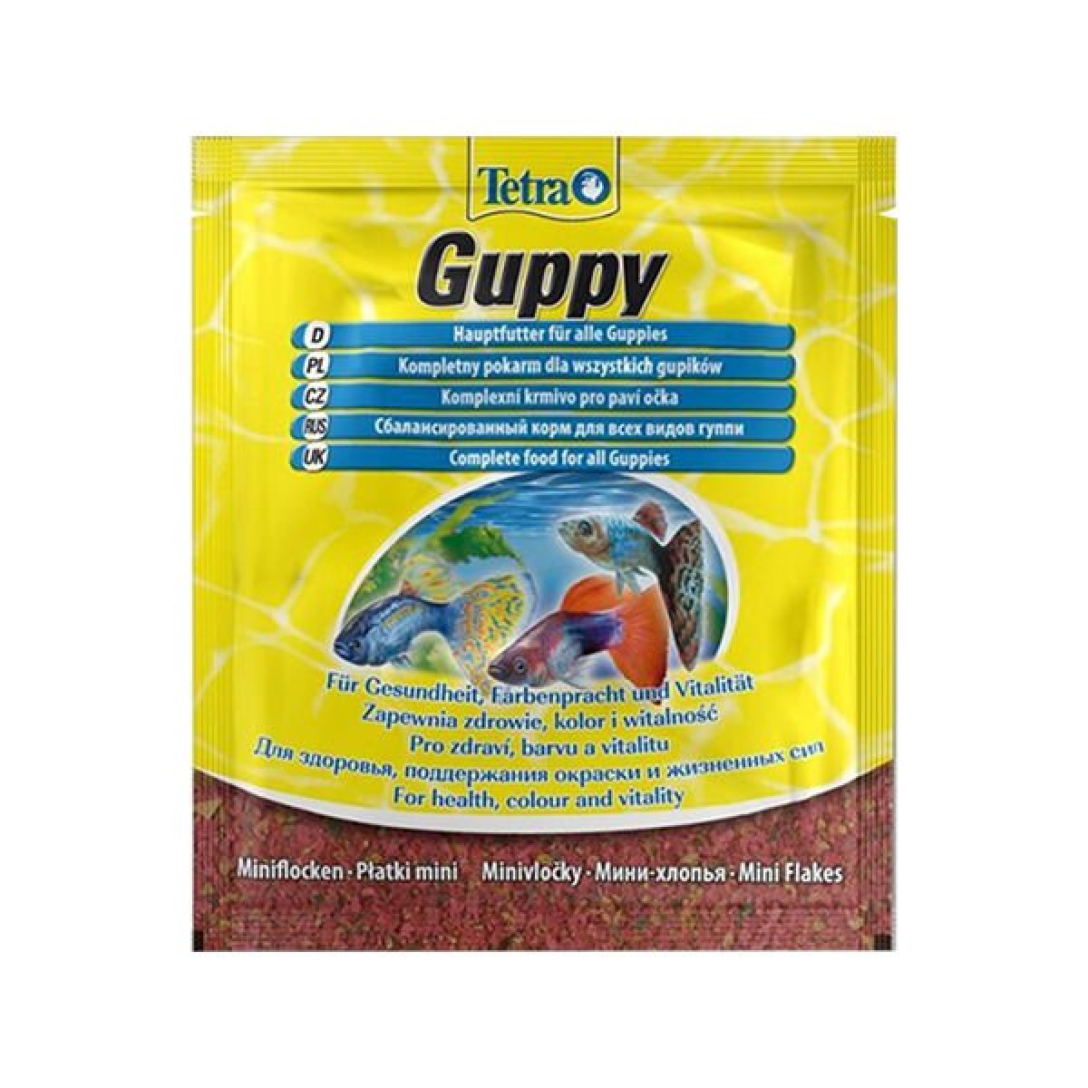 Tetra Guppy Lepistes Akvaryum Balık Yemi 12 Gr