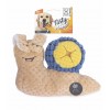 M-Pets Snail Daria Salgangoz Şeklinde Ödül Hazneli Peluş Kedi ve Köpek Oyuncağı 23.5x15 Cm