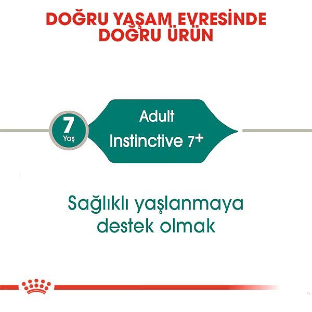Royal Canin İnstinctive +7 Pouch Yaşlı Konserve Kedi Maması 1 Adet 85 Gr
