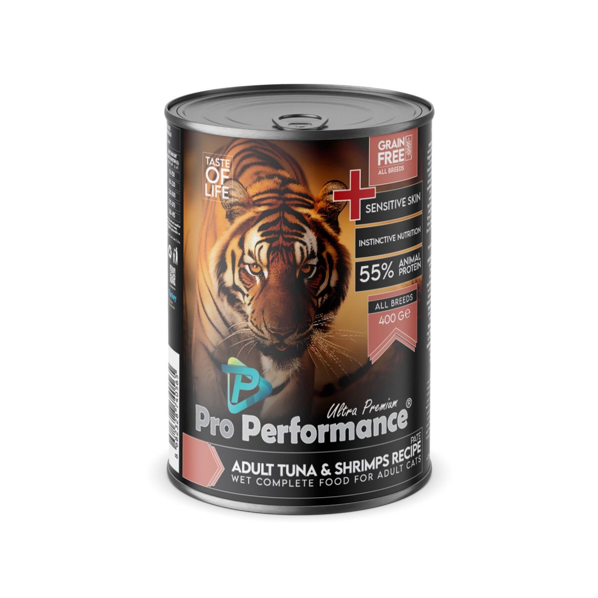 Pro Performance Ultra Premium Ton Balıklı ve Karidesli Yetişkin Konserve Kedi Maması 1 Adet 400 Gr