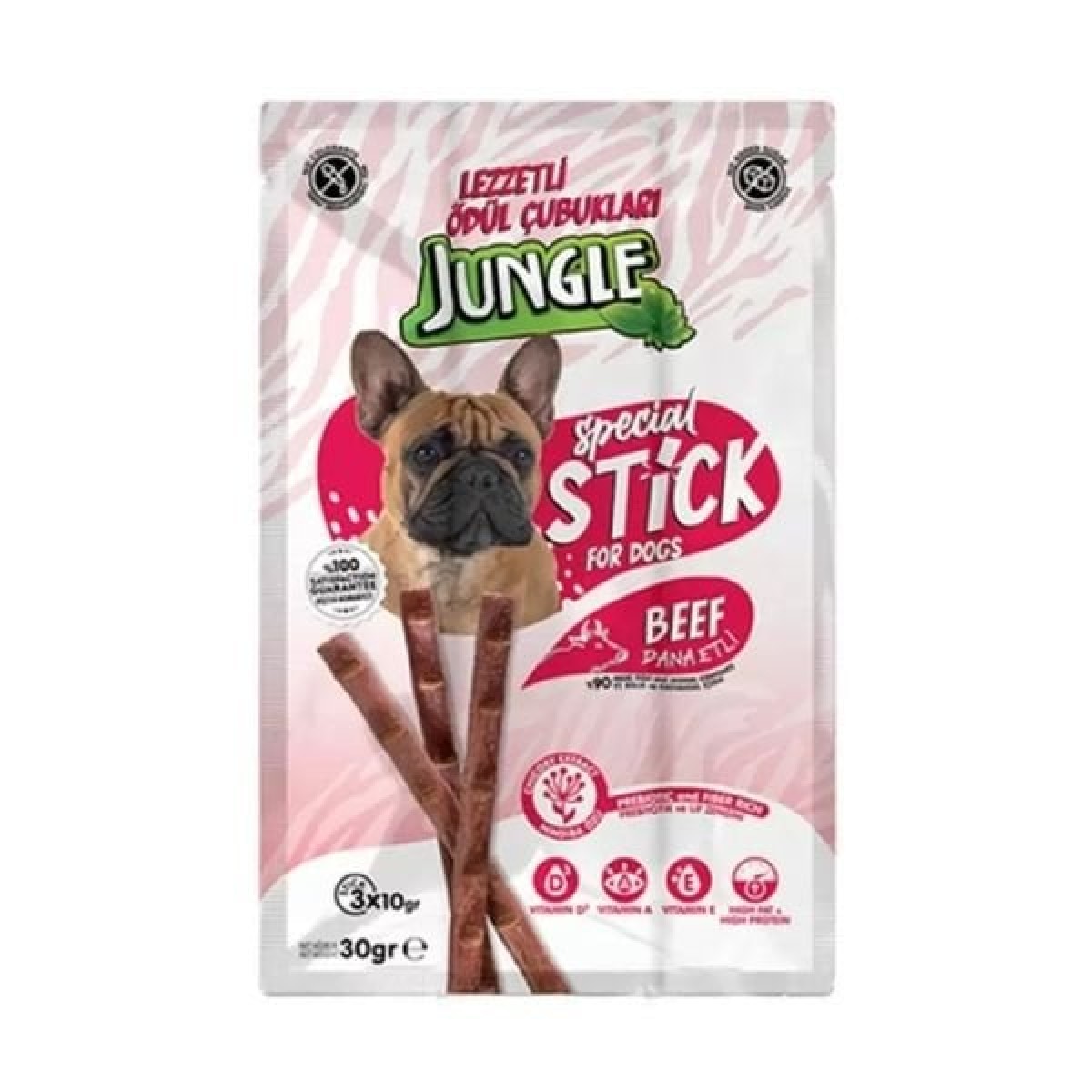 Jungle Dana Etli Stick Köpek Ödülü 1 Adet 3x10 Gr
