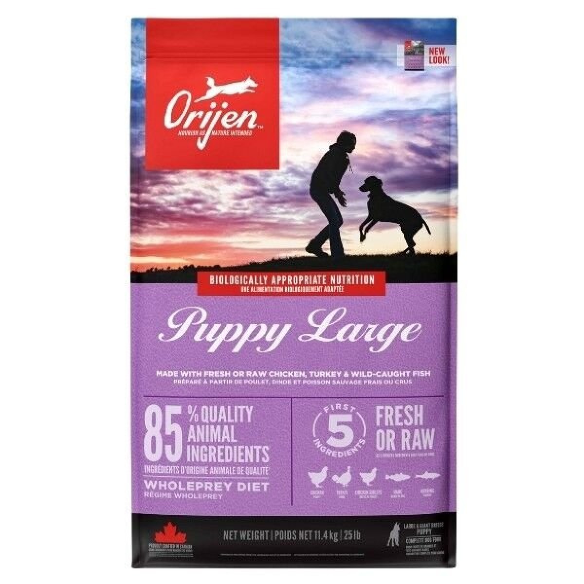 Orijen Puppy Large Tahılsız Tavuklu Yavru Köpek Maması 11.4 Kg