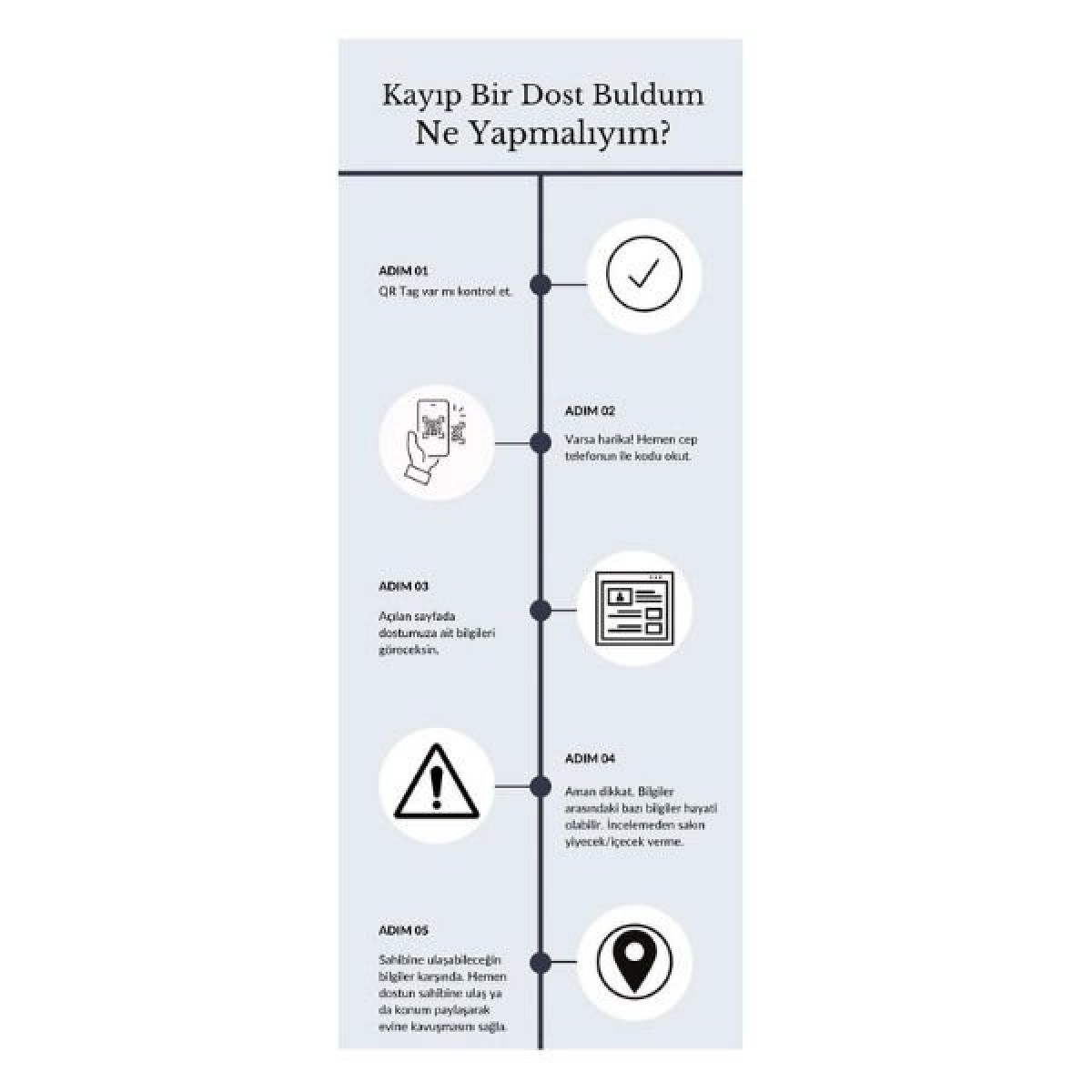 ProOne Qr Tag Smart Id İsimlik Kedi ve Köpek Künyesi 1 Adet