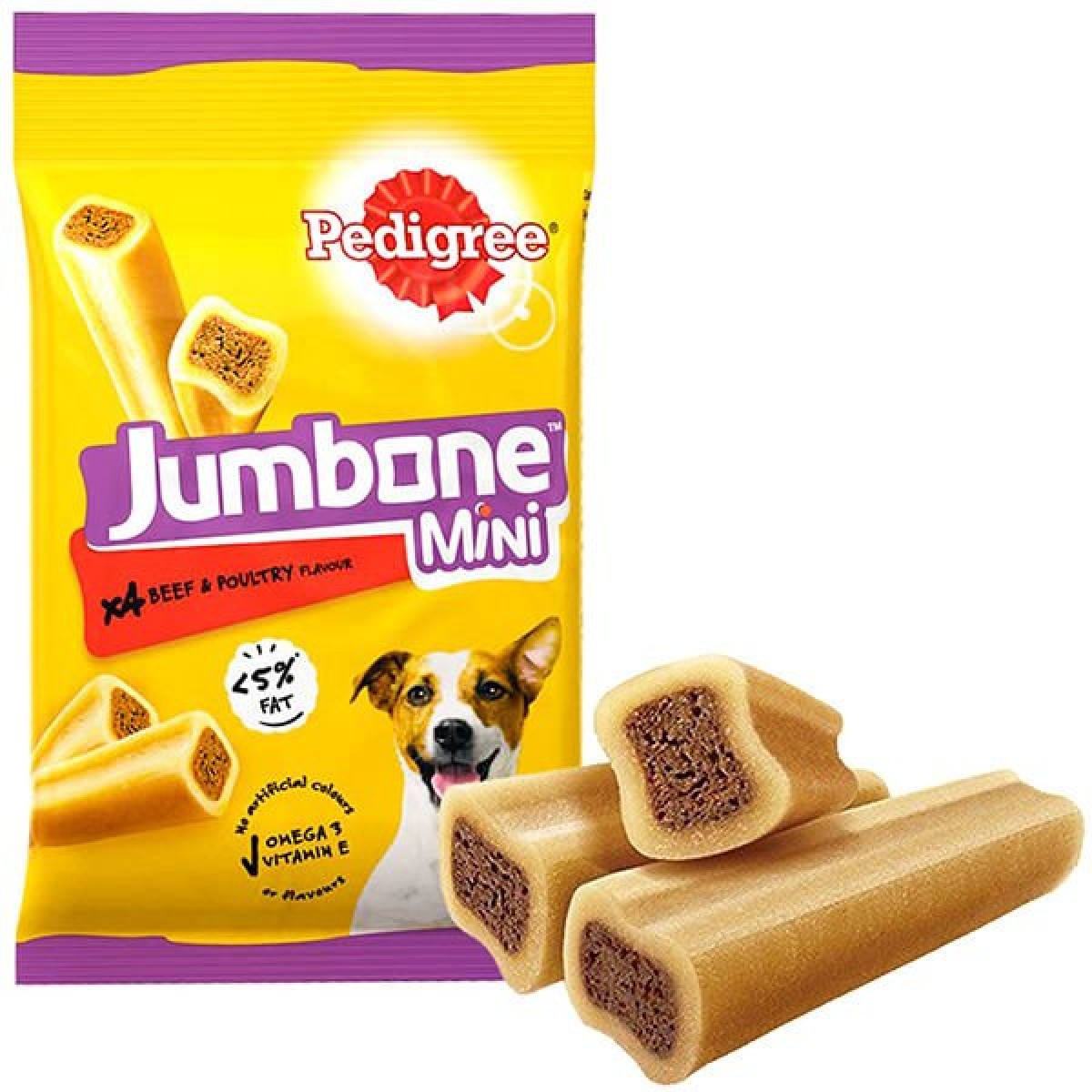 Pedigree Jumbone Mini Beef Köpek Ödül Maması 1 Adet 160 Gr